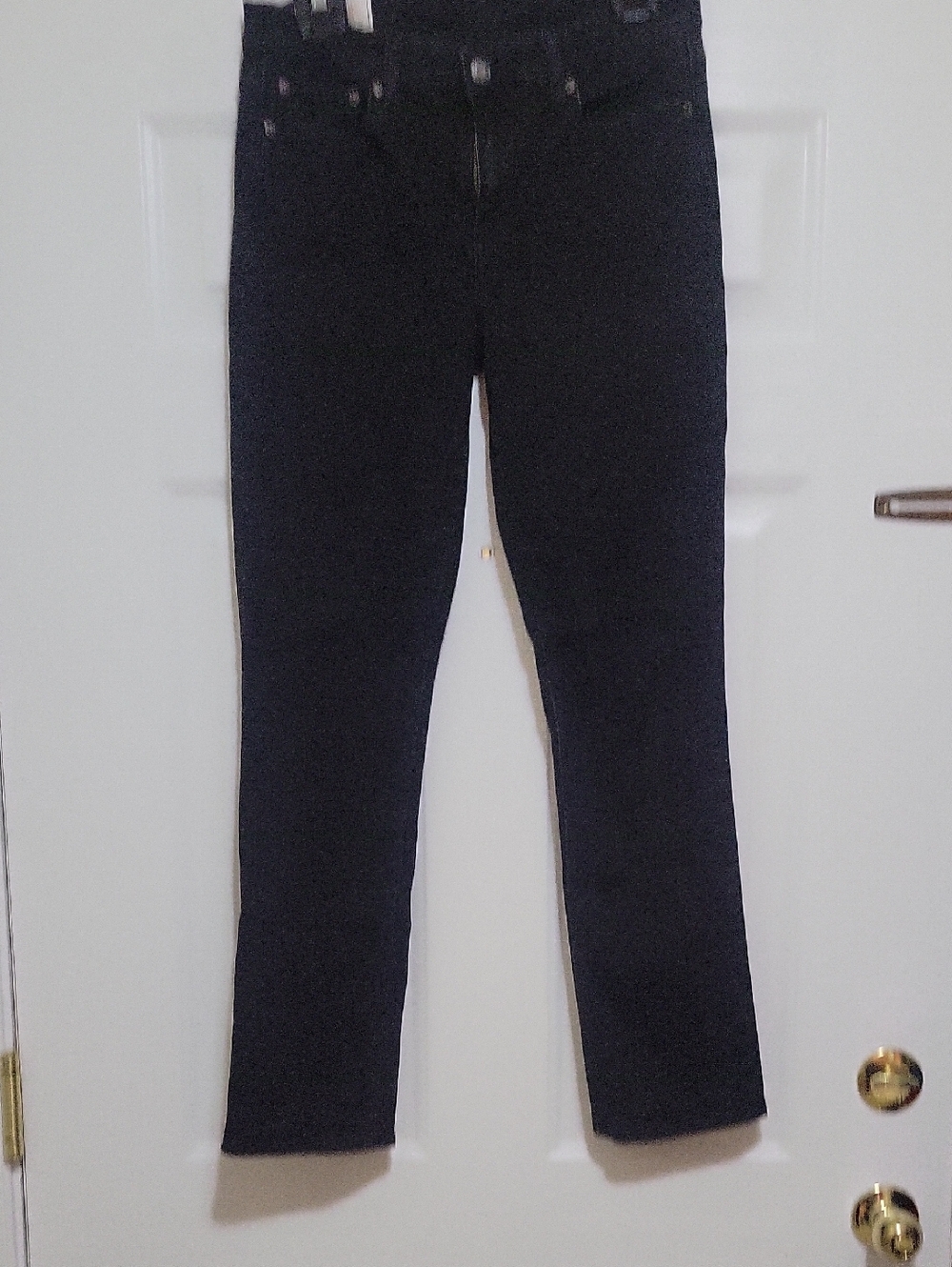 GAP Classic Straight Mid Rise Jeans in Black and White